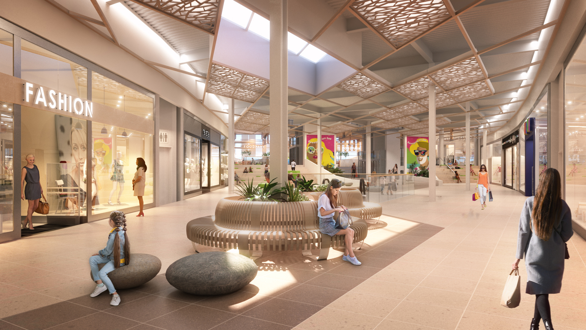 Mehr Läden und Gastronomiebetriebe im Lindaupark sollen verstärkt auch jüngeres Publikum ansprechen.