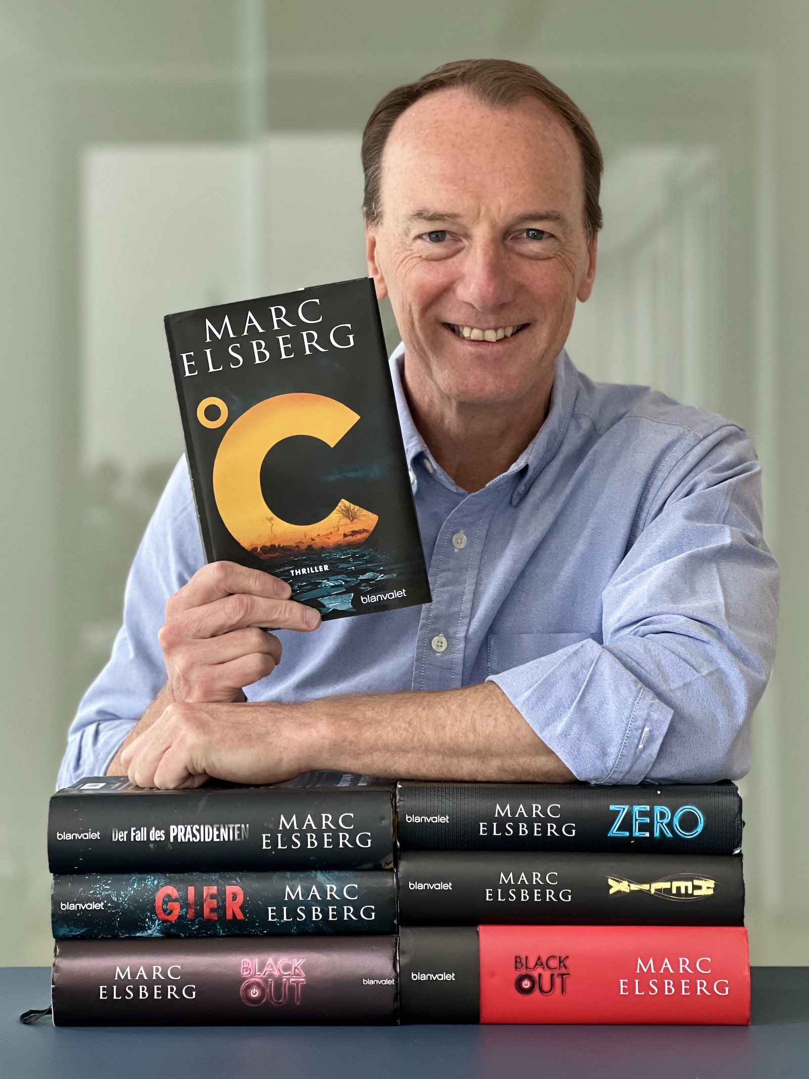 Marc Elsberg mit seinen Romanen