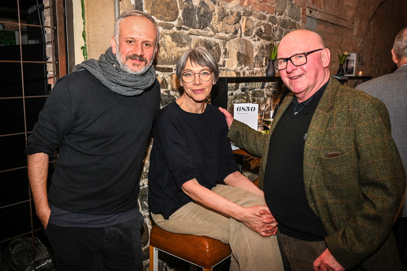Fotograf Darko Todorovic, Künstlerin Carmen Pfanner, Kulturamtsleiter Roland Jörg (v. li.).