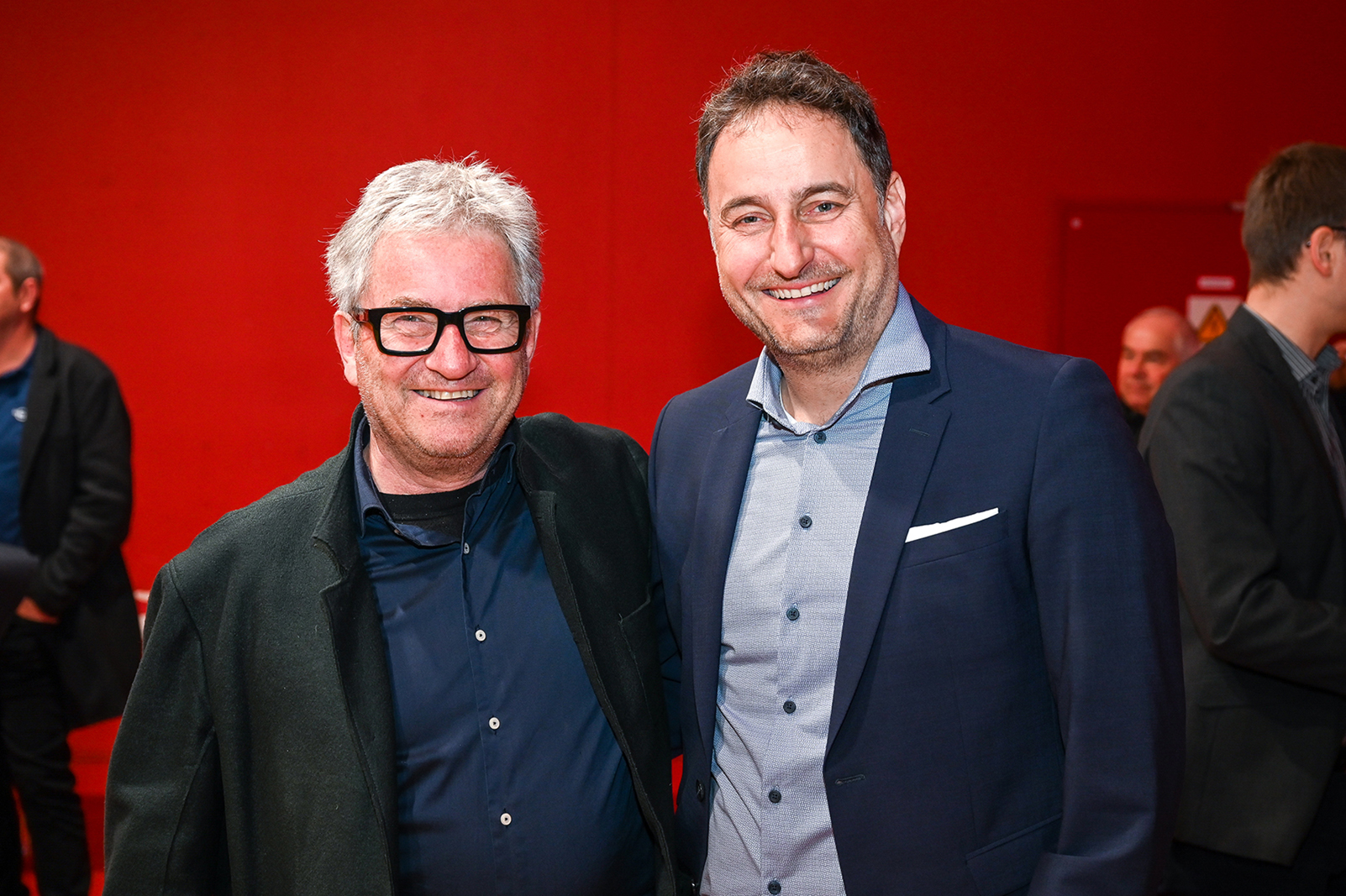 Matthias Amann (Holzbaukunst) und Thomas Pachole (GF Mohrenbräu)