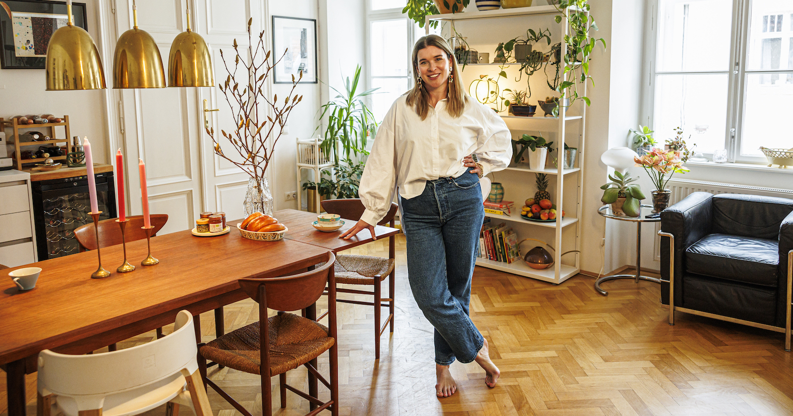 Verena Barth in ihrer Wohnung im 3. Bezirk