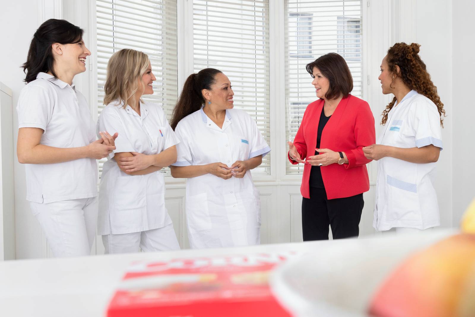 AK-Präsidentin Renate Anderl spricht zu weiblichen Pflegekräften | Credit: AK/Sebastian Philipp