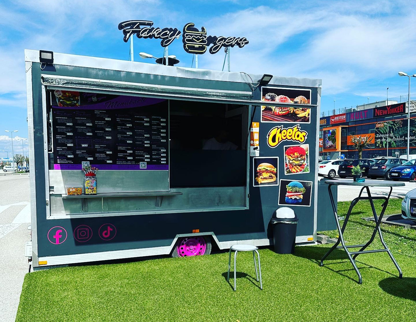 Kiosk eines Burger Laden | Credit: Fancy Burgers