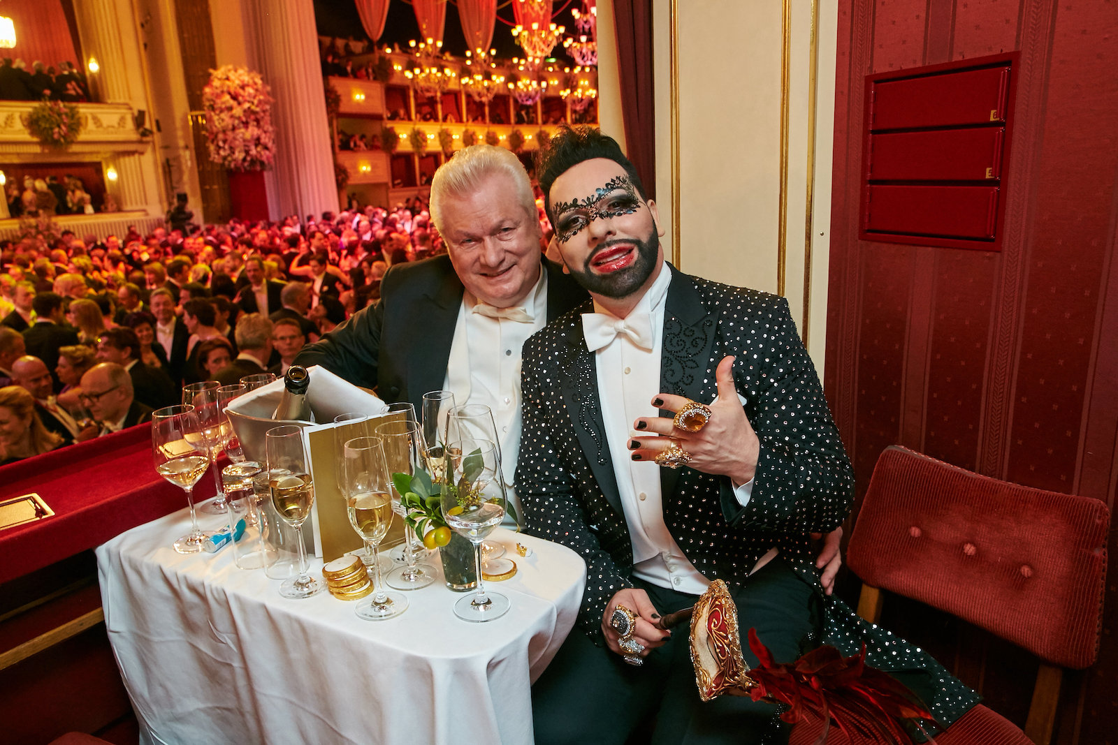 Harald Glööckler mit Ex-Mann Dieter Schroth