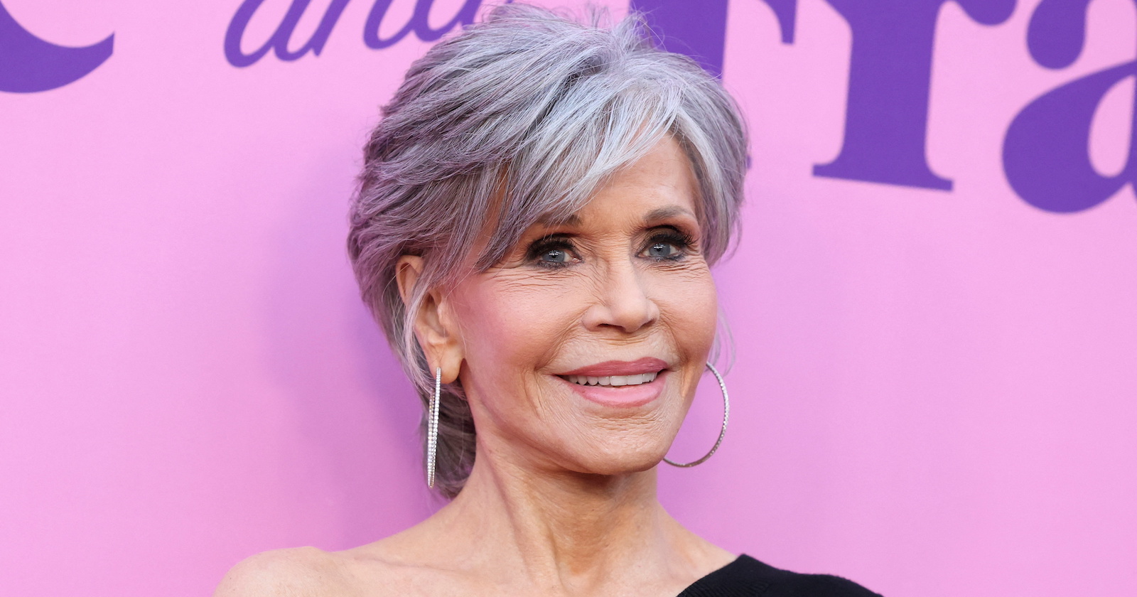 Jane Fonda bei einer Medienveranstaltung.