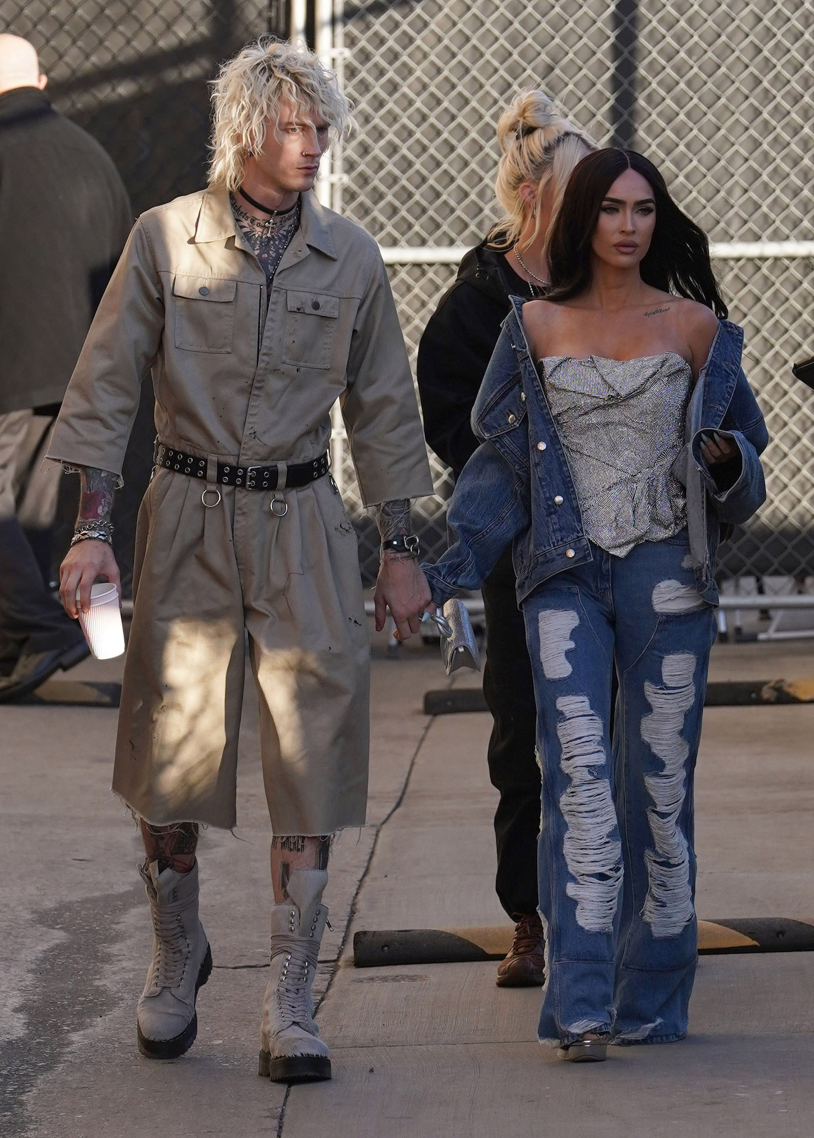 Anfang de Jahres: Megan Fox und MGK sehen nicht sonderlich glücklich aus.