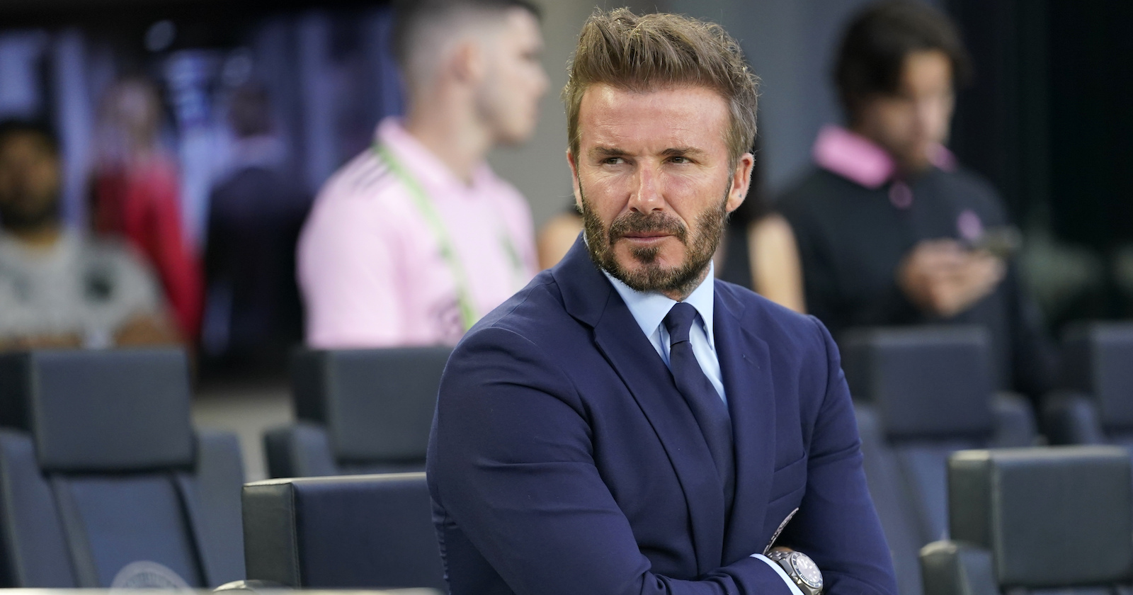 David Beckham bei einer Sportveranstaltung.