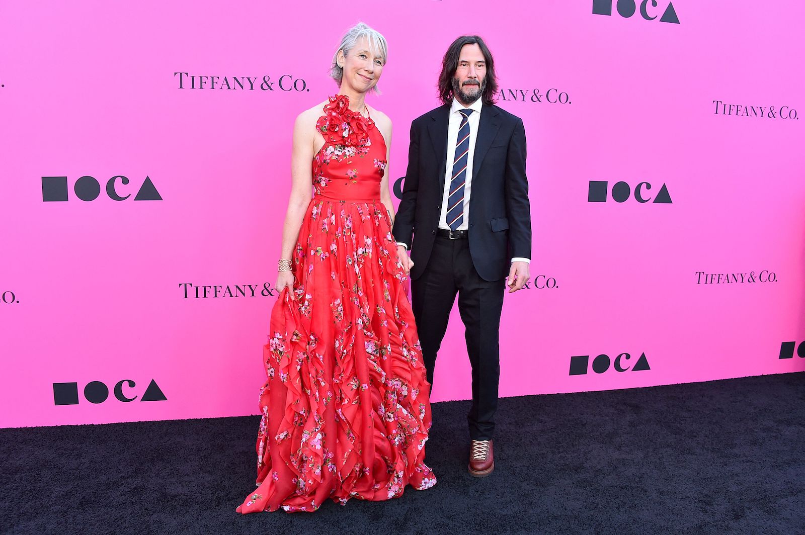 Keanu Reeves mit Freundin Alexandra Grant auf einer Gala in Los Angeles.