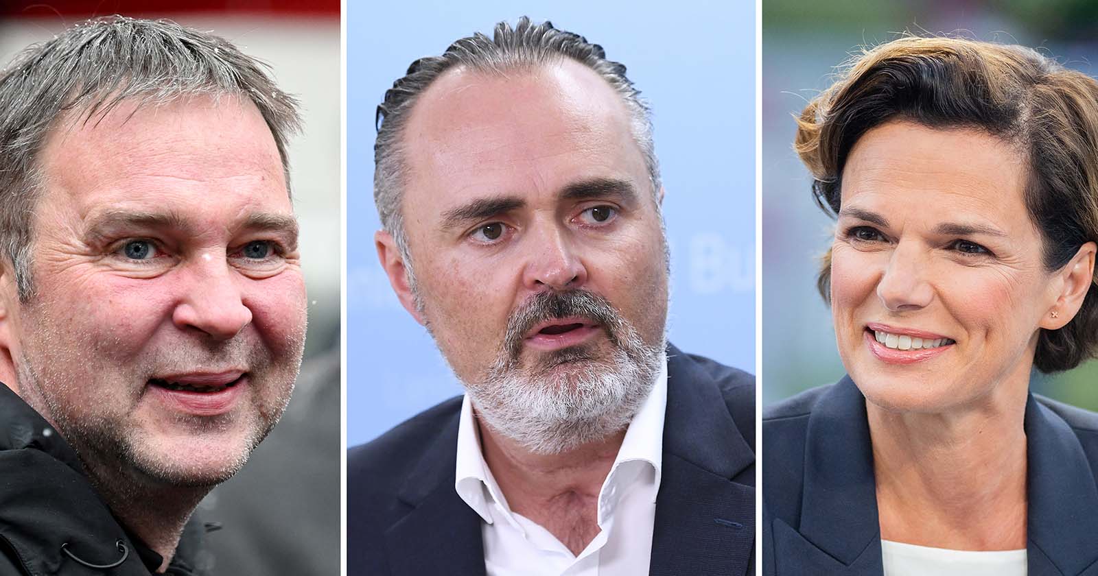 Ein Montagebild zeigt Andreas Babler, Hans Peter Doskozil und Pamela Rendi-Wagner