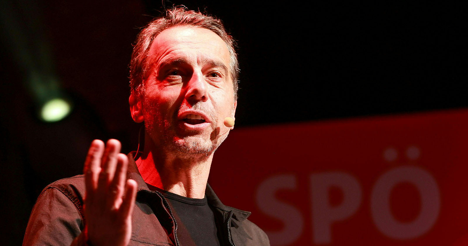 Ex-SPÖ-Chef Christian Kern bei einer Wahlkampfveranstaltung in Salzburg
