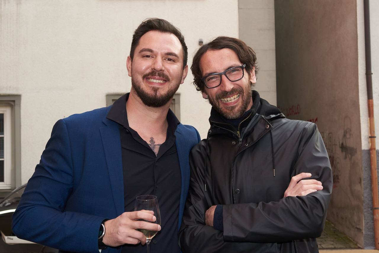 Marko Kokanovic (Versicherungsbüro Kiesenebner &amp; Partner) und Hermann Bereuter (Oberarzt Gynäkologie LKH Bregenz)