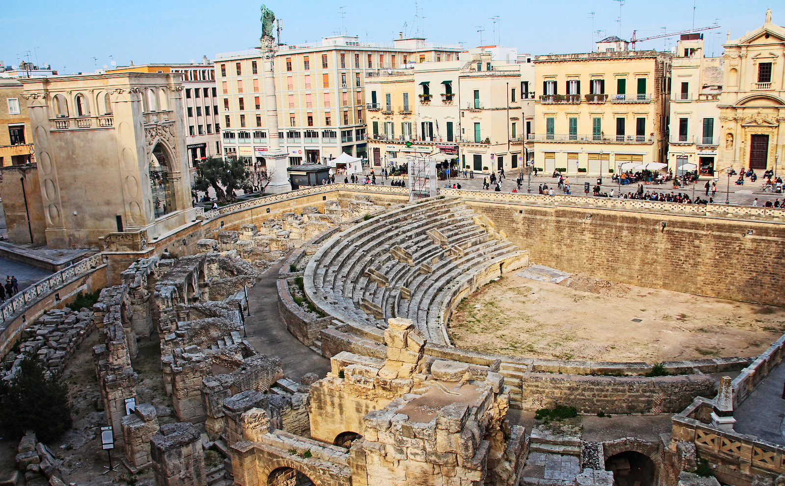 Das Amphitheater in der italienischen Stadt Lecce | Credit: PAOLO LAKU