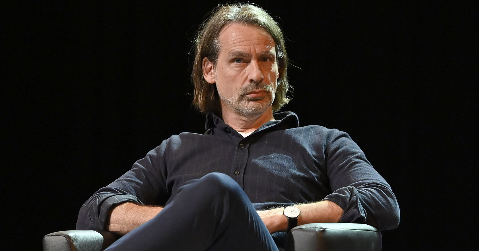 Der deutsche Philosoph Richard David Precht bei einer Diskussionsveranstaltung