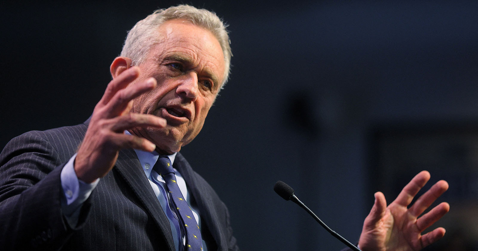 Robert F. Kennedy Jr. hält eine Rede
