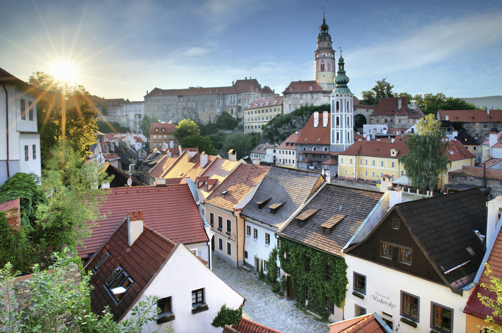 Das historische Zentrum der tschechischen Stadt Krumau | Credit: CZECHTOURISM, SÜDBÖHMISCHE TOURISMUSZENTRALE