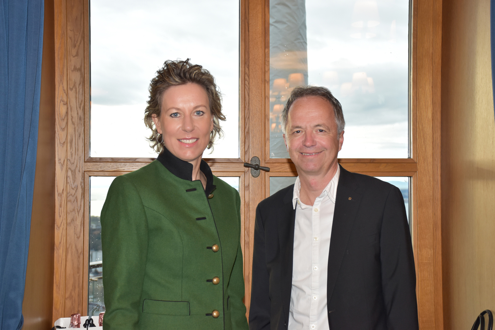 Carina Pollhammer  (GF Spar Vbg), Klaus  Leitenbauer (Sortimentsmanager Spar)