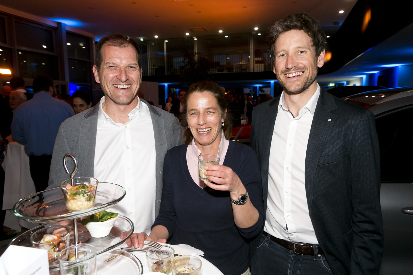 Christian Schmid, Andrea Schmid- Getzner und Mario Nachbaur (v. li.)