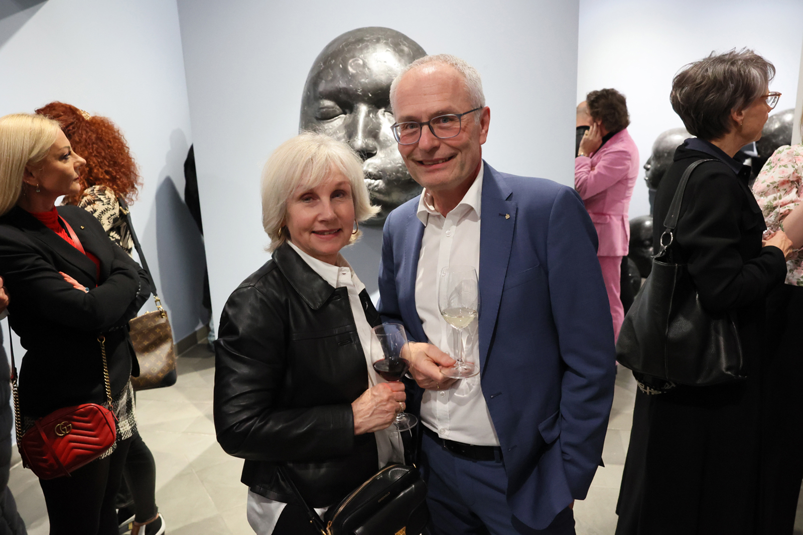 Birgit und Sparkassen-Vorstand Anton Steinberger