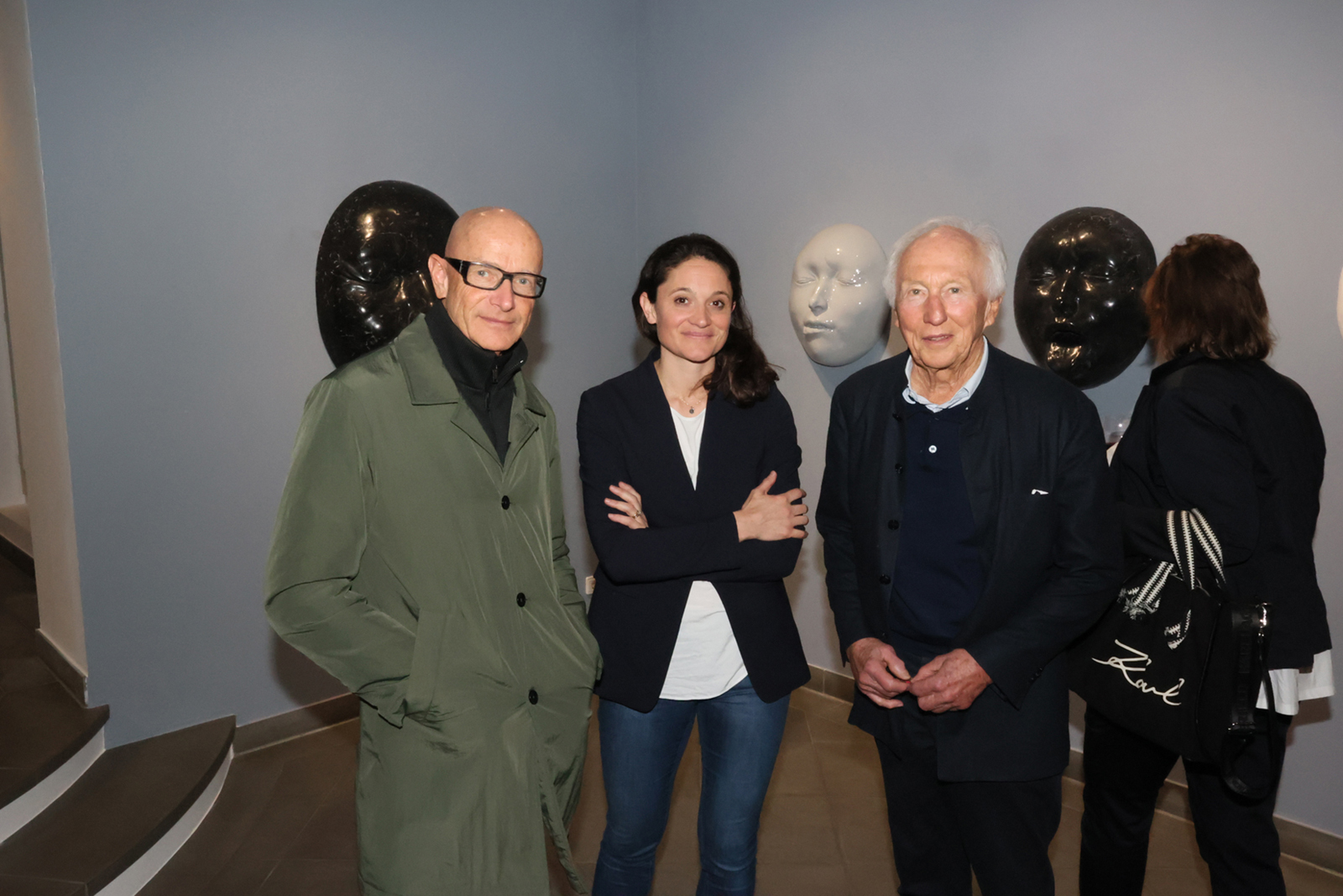 Thomas Häusle, Maria Simma-Keller  und Jürg Zumtobel (v. li.)