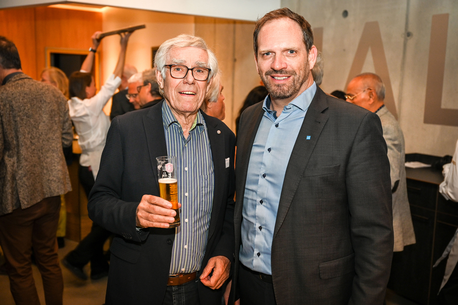 Karl Ender (Lustenau) und  Stefan Ritter (Hypo Vorarlberg) (v. li.)