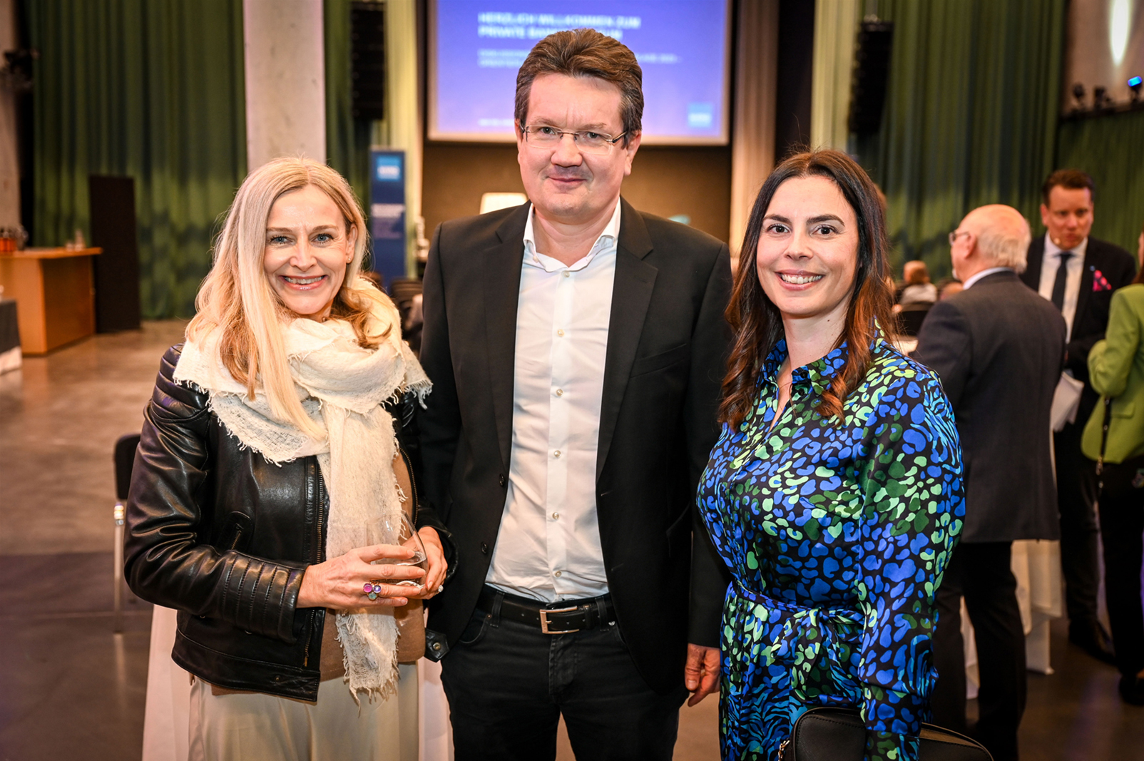 Gabriele und GF Alexandro Rupp  (Vorarlberg Lines), Sabine Nigsch  (Hypo Vorarlberg) (v. li.)