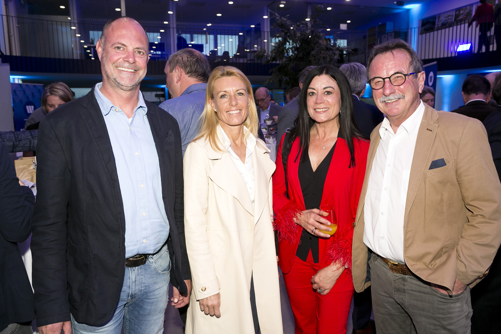 Michael Zimmermann, Petra Kreuzer, Elke Böhler und Walter Eberle (v. li.)