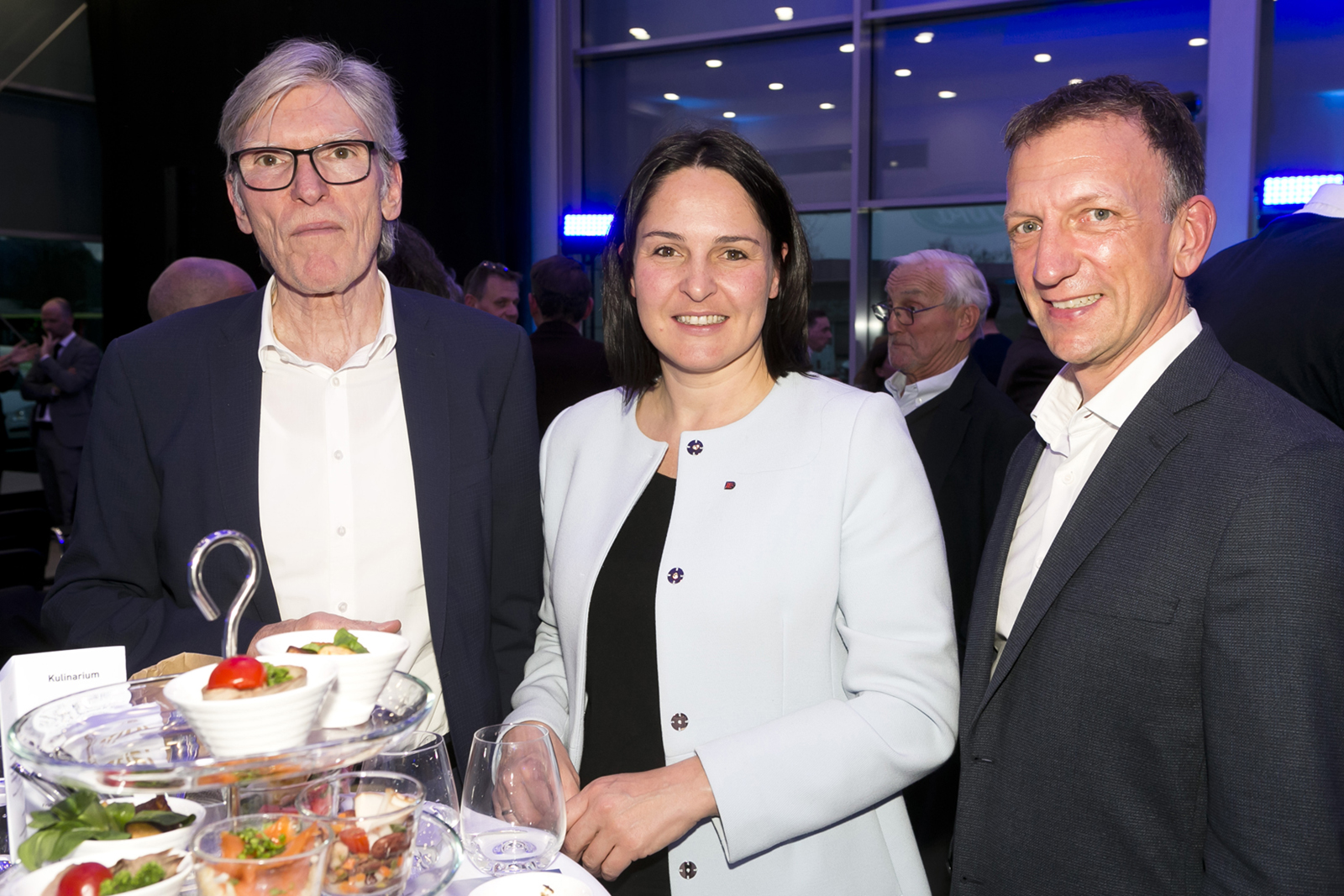 Wilfried Hopfner, Monika Vonier und Bernhard Bereuter (v. li.)