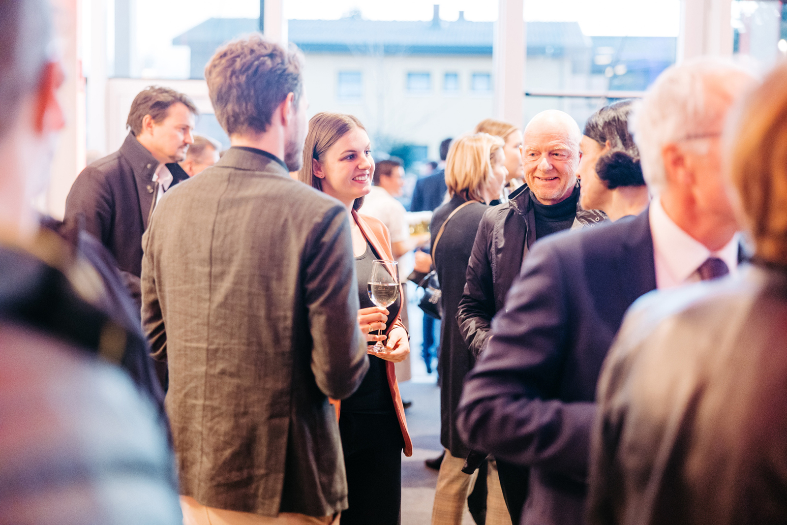 Alessandra Längle und GF Oswin Längle (LängleGlas, Götzis)