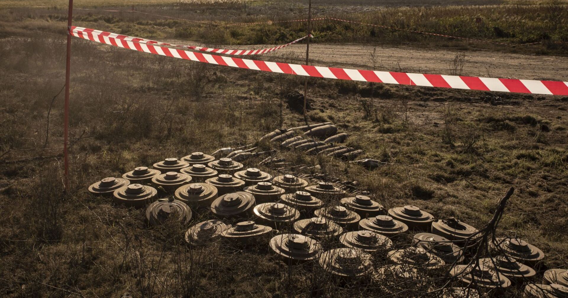 Viele Minen in der Ukraine.