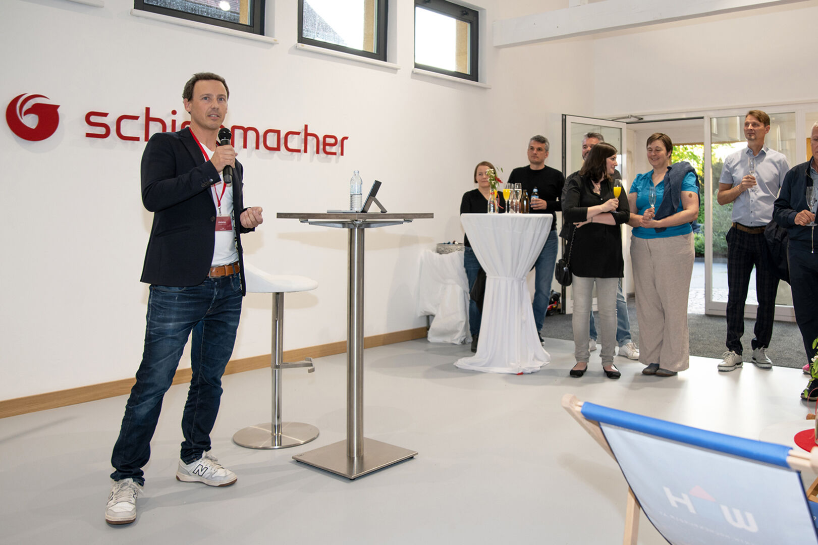 Christian Ströhle begrüßte die Gäste.