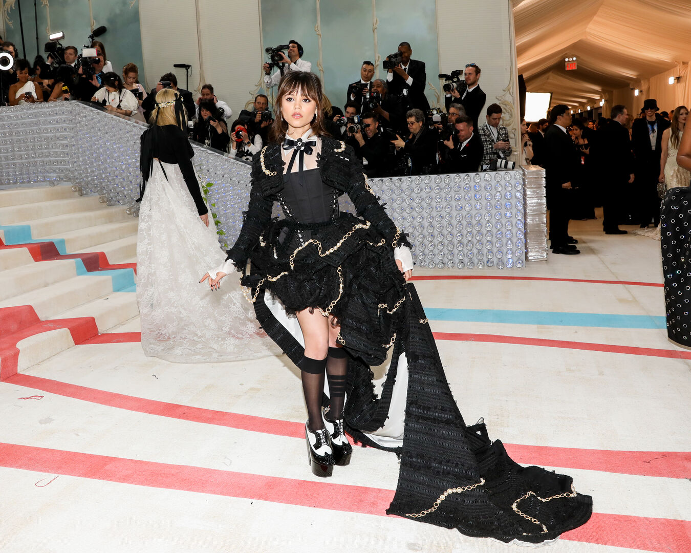 Jenna Ortega im Goth-Look