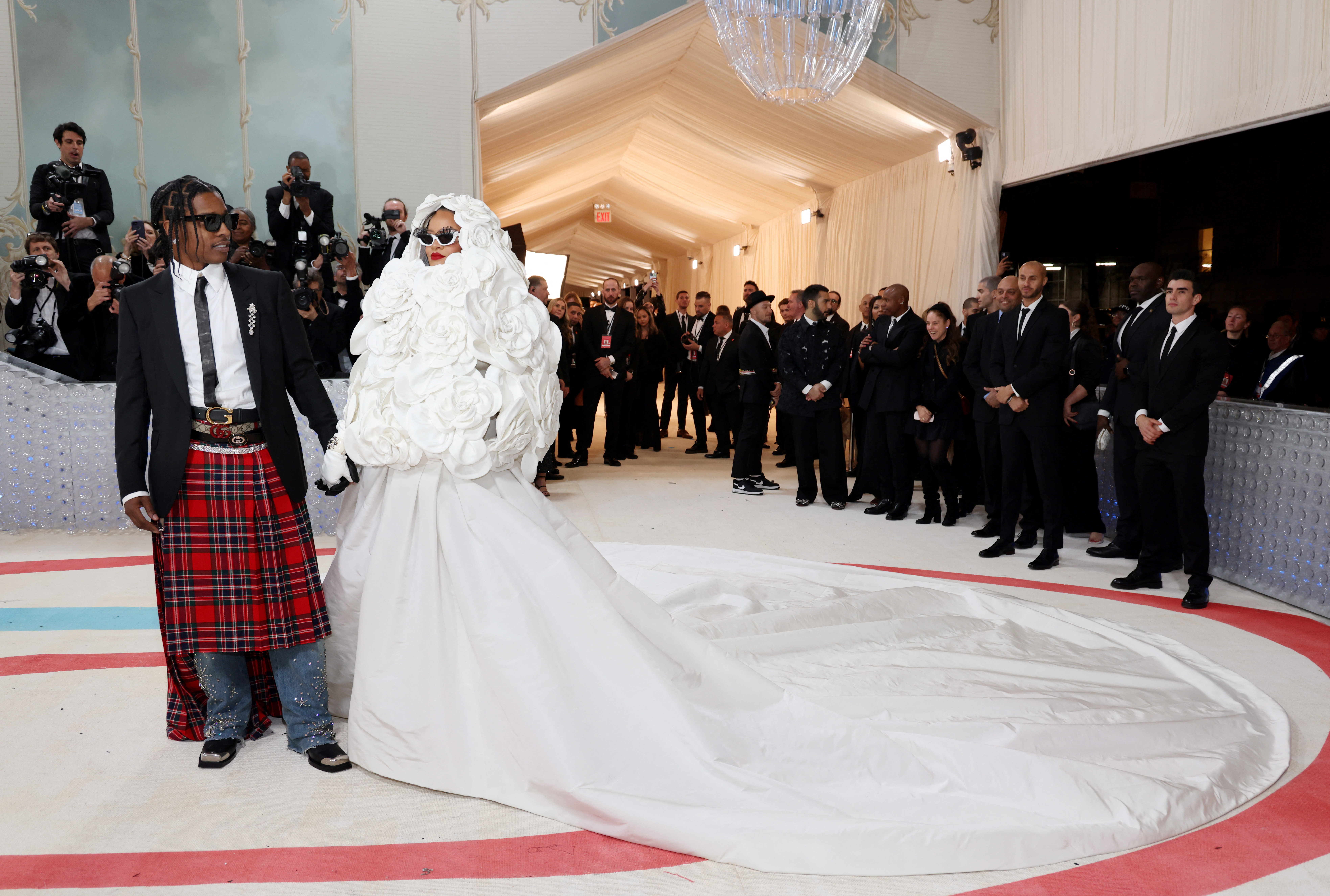 Rihanna und ASAP Rocky auf der Met Gala