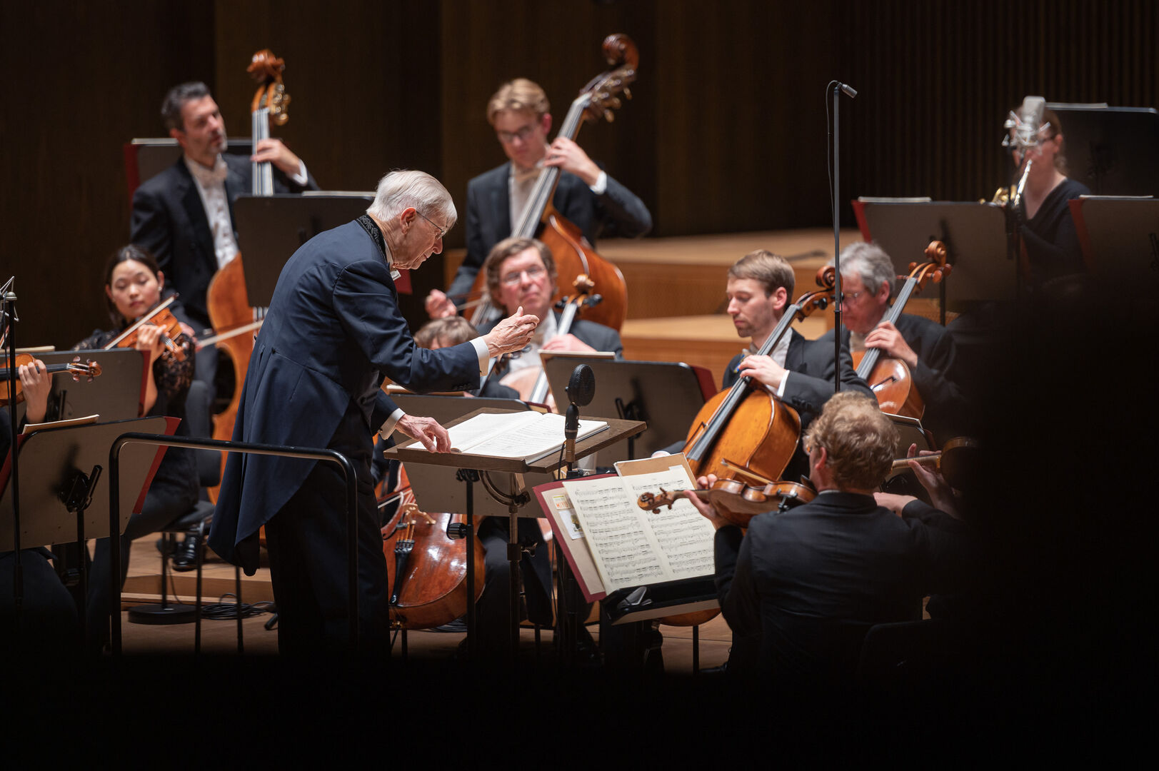 Gewandhausorchester mit Dirigent