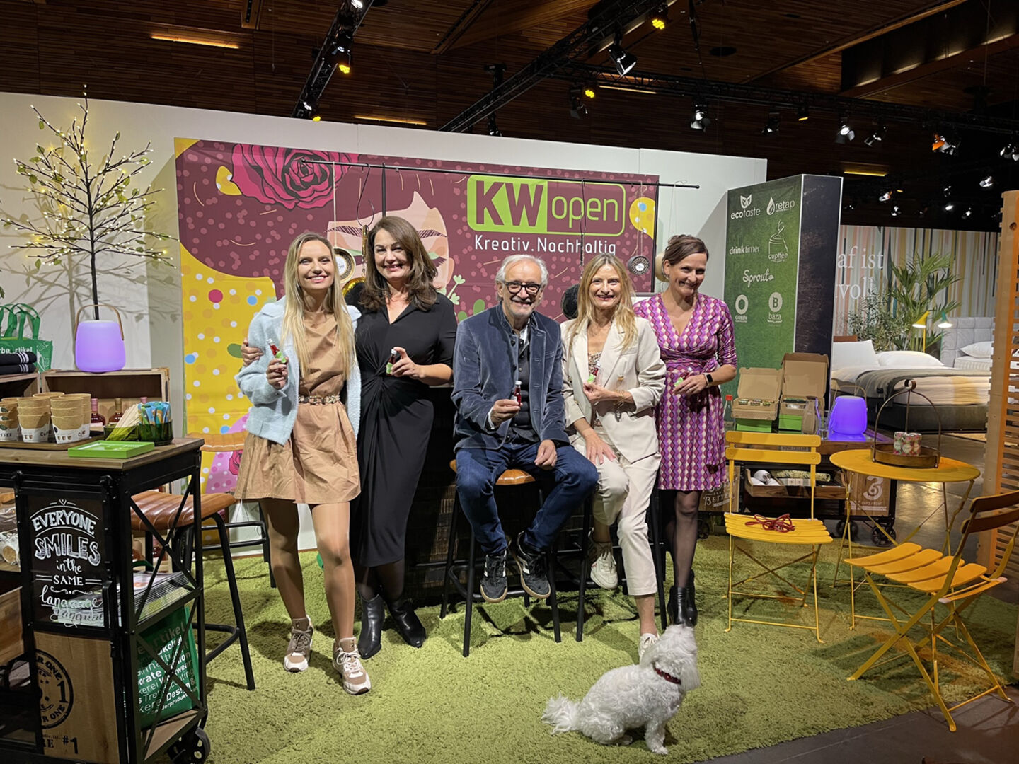 KW open Messeorganisationsteam: Jennifer Weinhandl, Tatjana Schmid, Manfred Janek, Karin Weinhandl, Dagmar Märk.