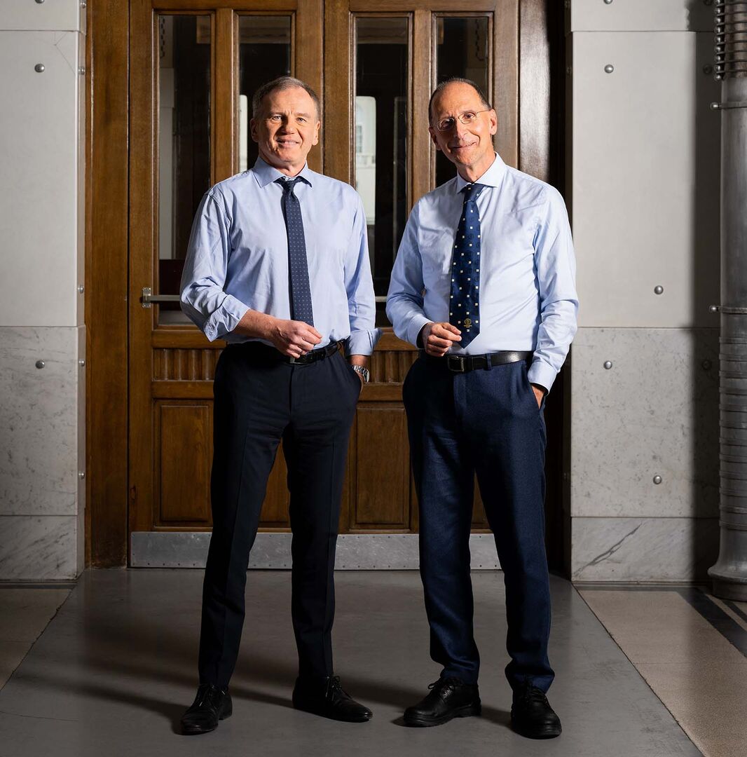 ZIB2-Anchor Armin Wolf und Politologe Peter Filzmaier