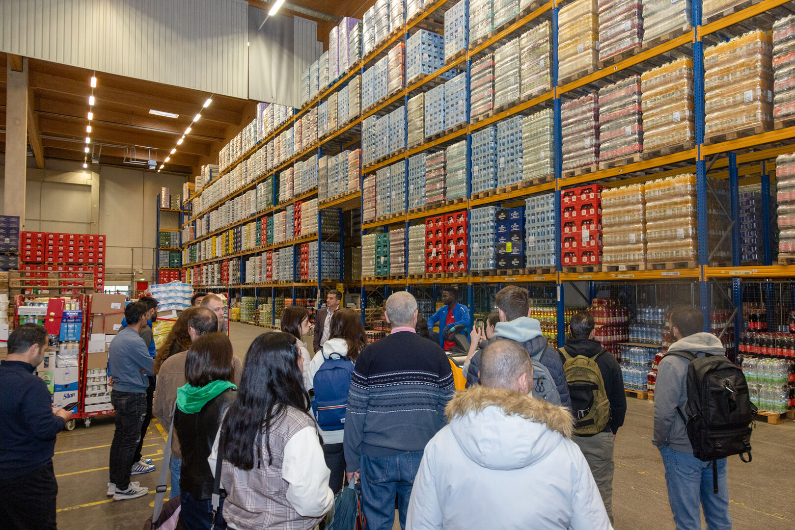 Lagerführung in der Spar Zentrale Graz