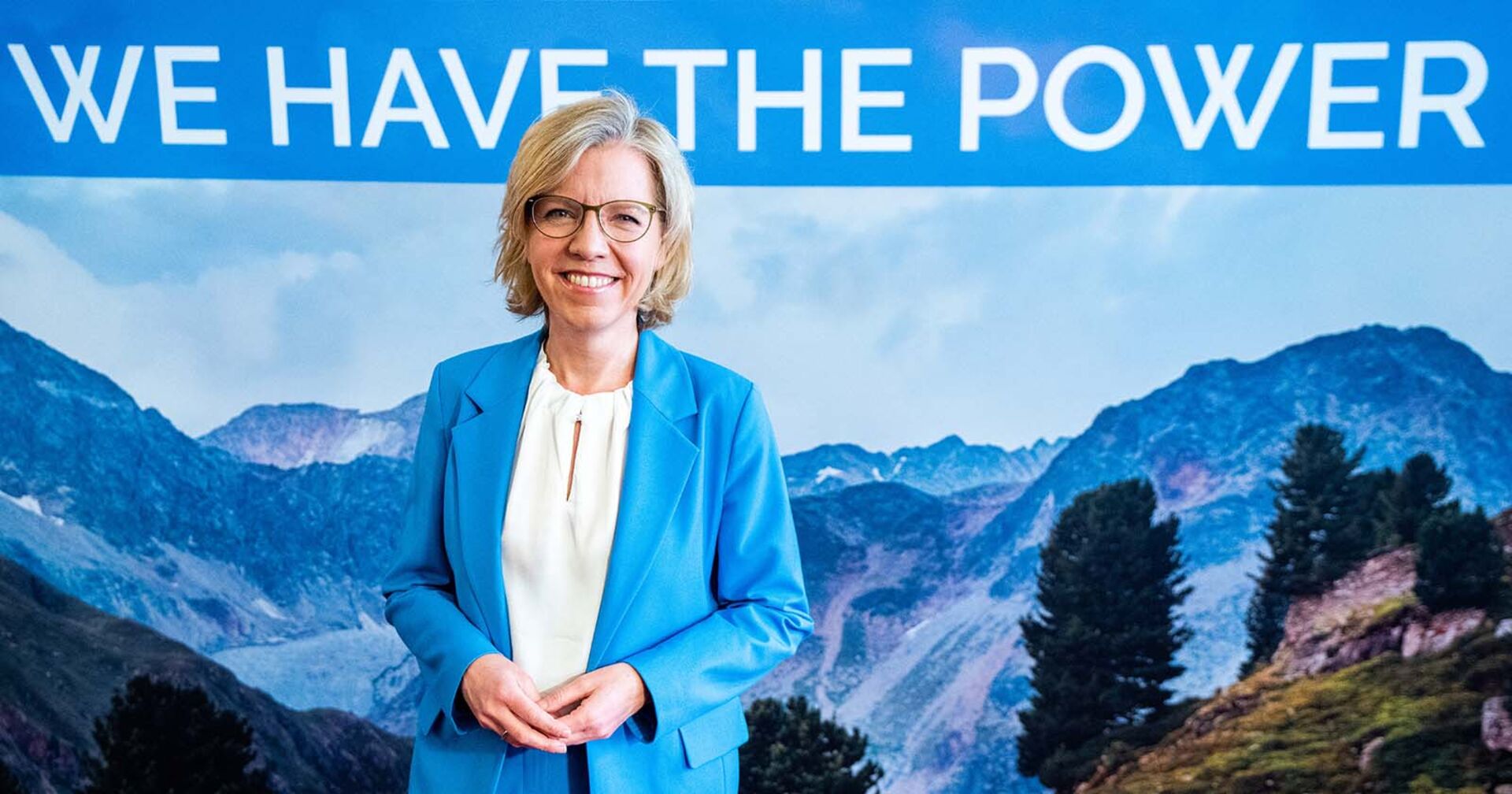 Umweltministerin Leonore Gewessler im Rahmen des Austrian World Summit