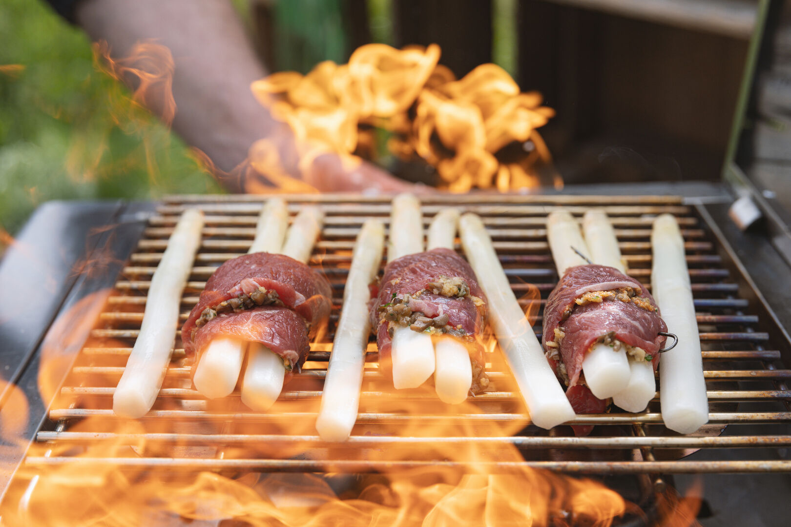 Spargel am Grill