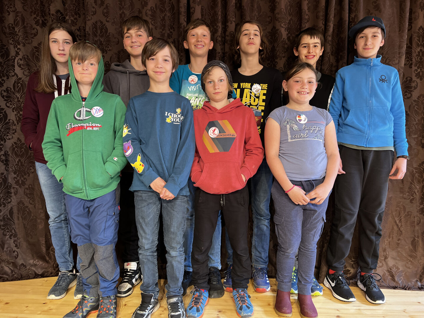 Die Nachwuchszauberer und -zauberinnen des Vorarlberger Zaubervereins „The Magic Lodge“.
