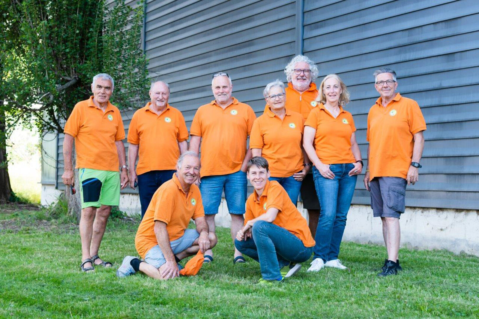 Markus Michael Moosmann (re.) mit dem Vorstand des CCV Camping Club Vorarlberg .