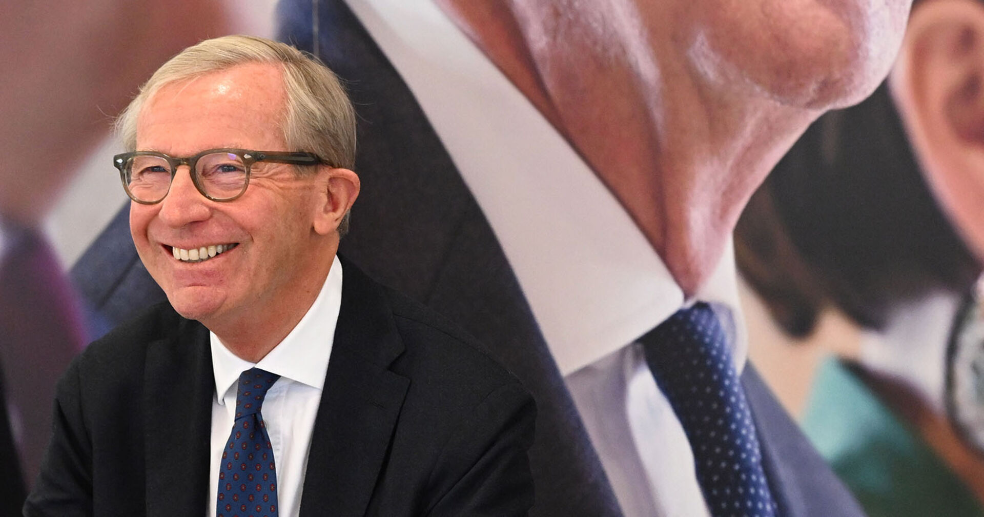 Salzburgs ÖVP-Chef Wilfried Haslauer bei einer Pressekonferenz