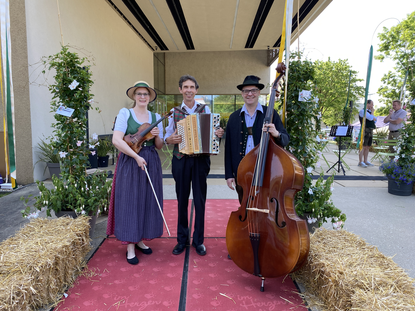 Musikanten am Gartenfest