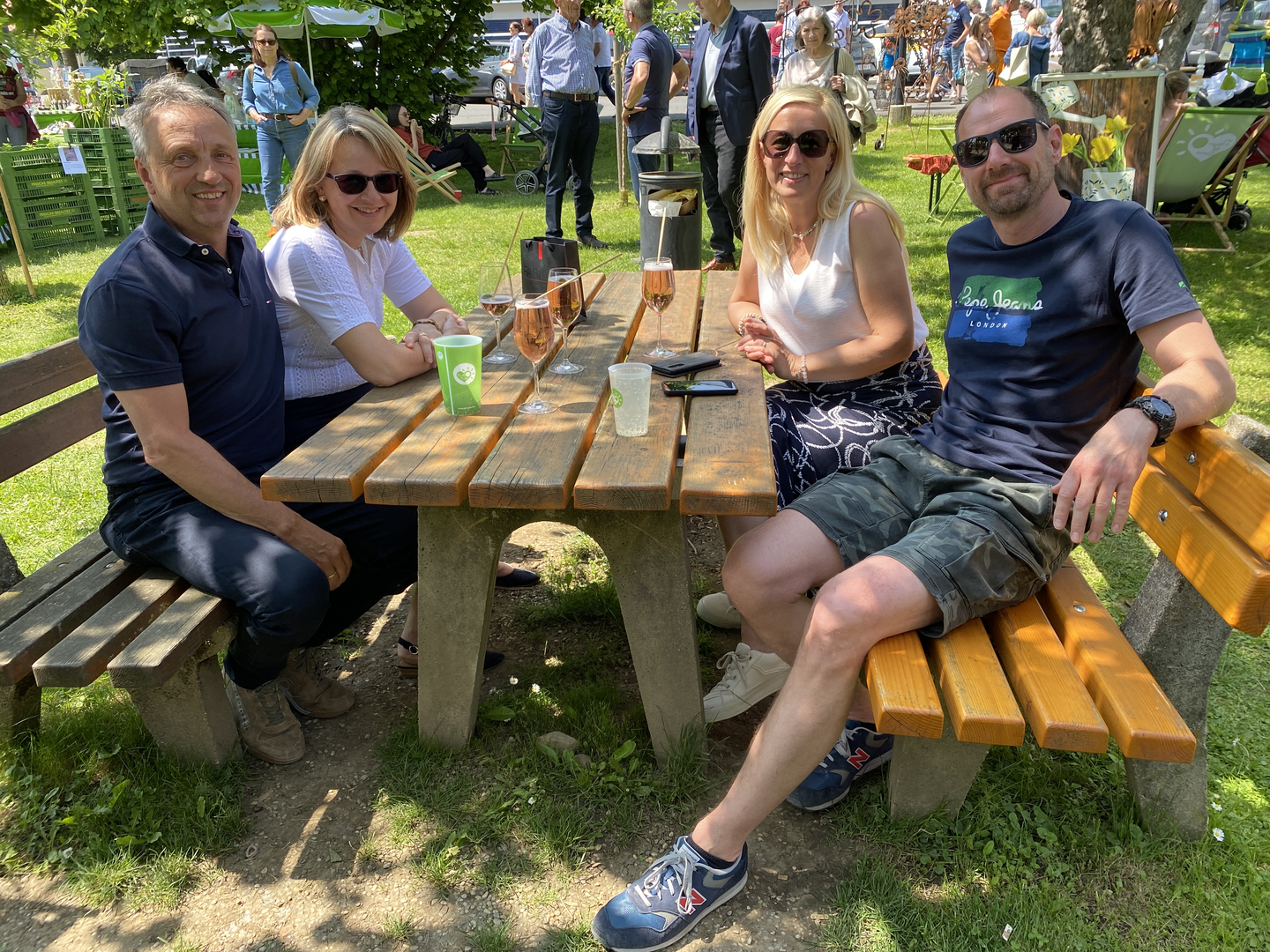 Besucher am Gartenfest in Gleisdorf