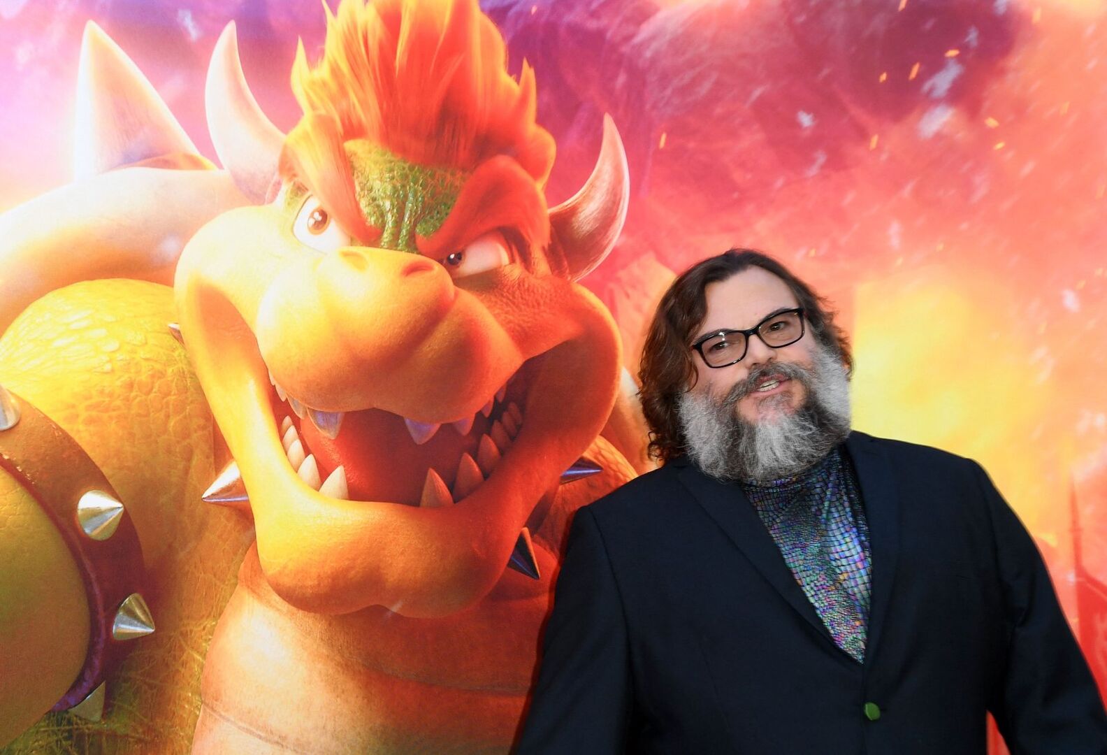 Jack Black bei der Super Mario Premiere | Credit: VALERIE MACON / AFP / picturedesk.com