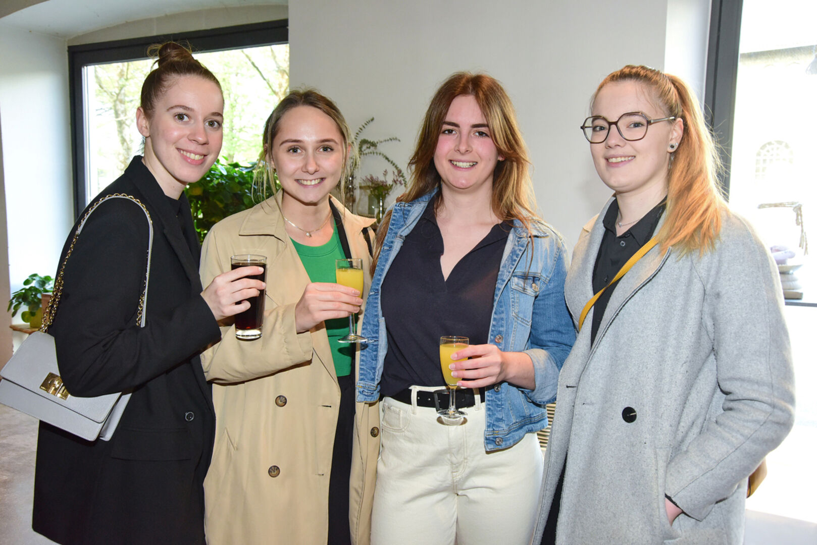 Aldina Grosic, Michelle Sutterlüti (RIR), Marie Zojer und Jennifer Rotheneder (v. li.)