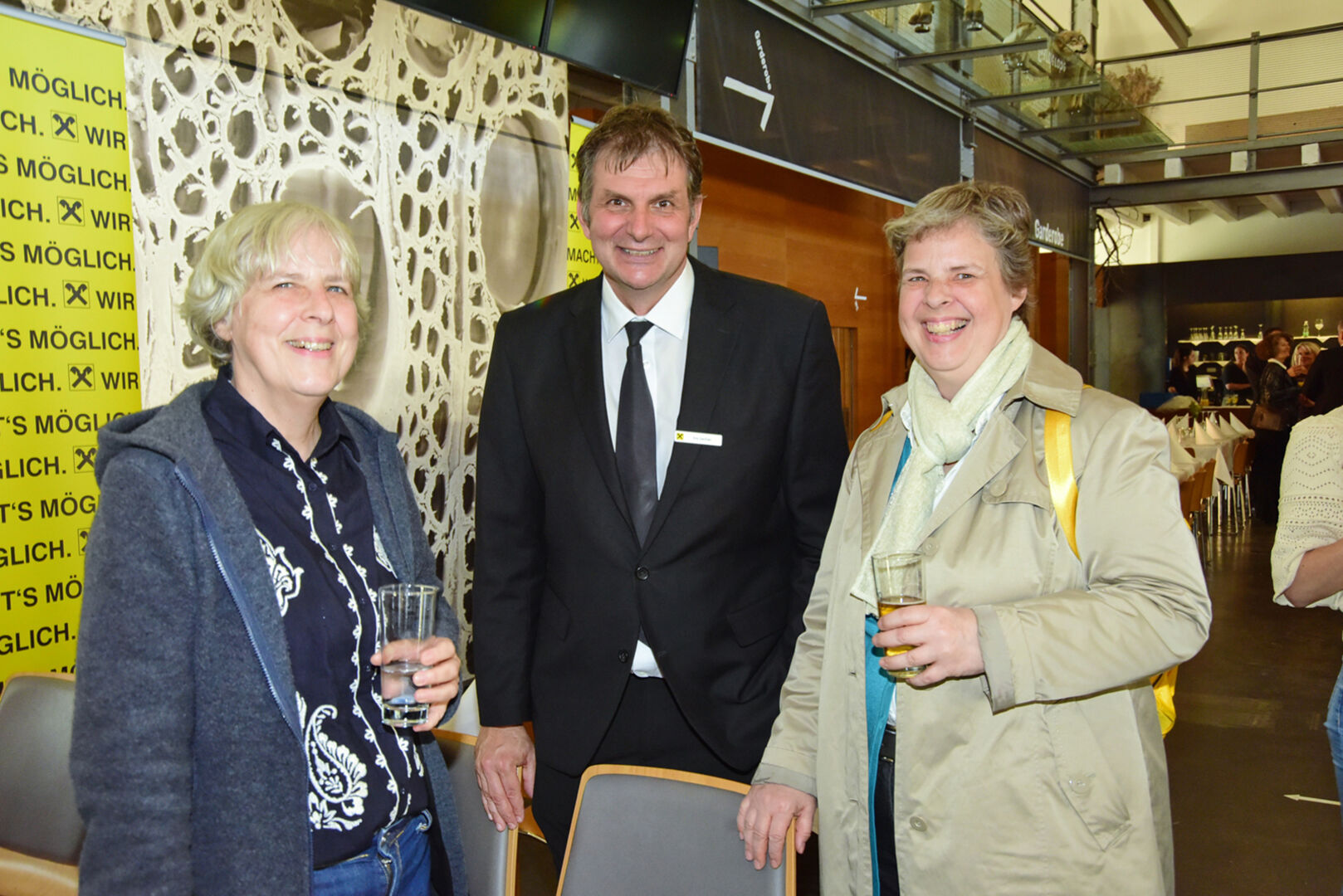 Dr. phil. Christine Bachmann, Ivo Lecher (RIR) und Gabriele Bachmann (v. li.)