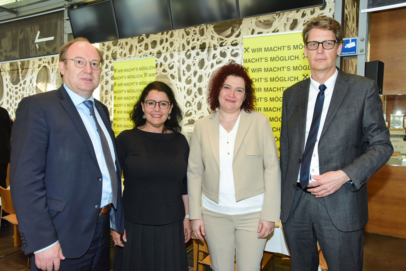 VDir. Dr. Gernot Erne, Benedicte Hämmerle (imPlus), Sylvia Kubicek (RCM), VDir. Mag. Ingo Madlener (v. li.)