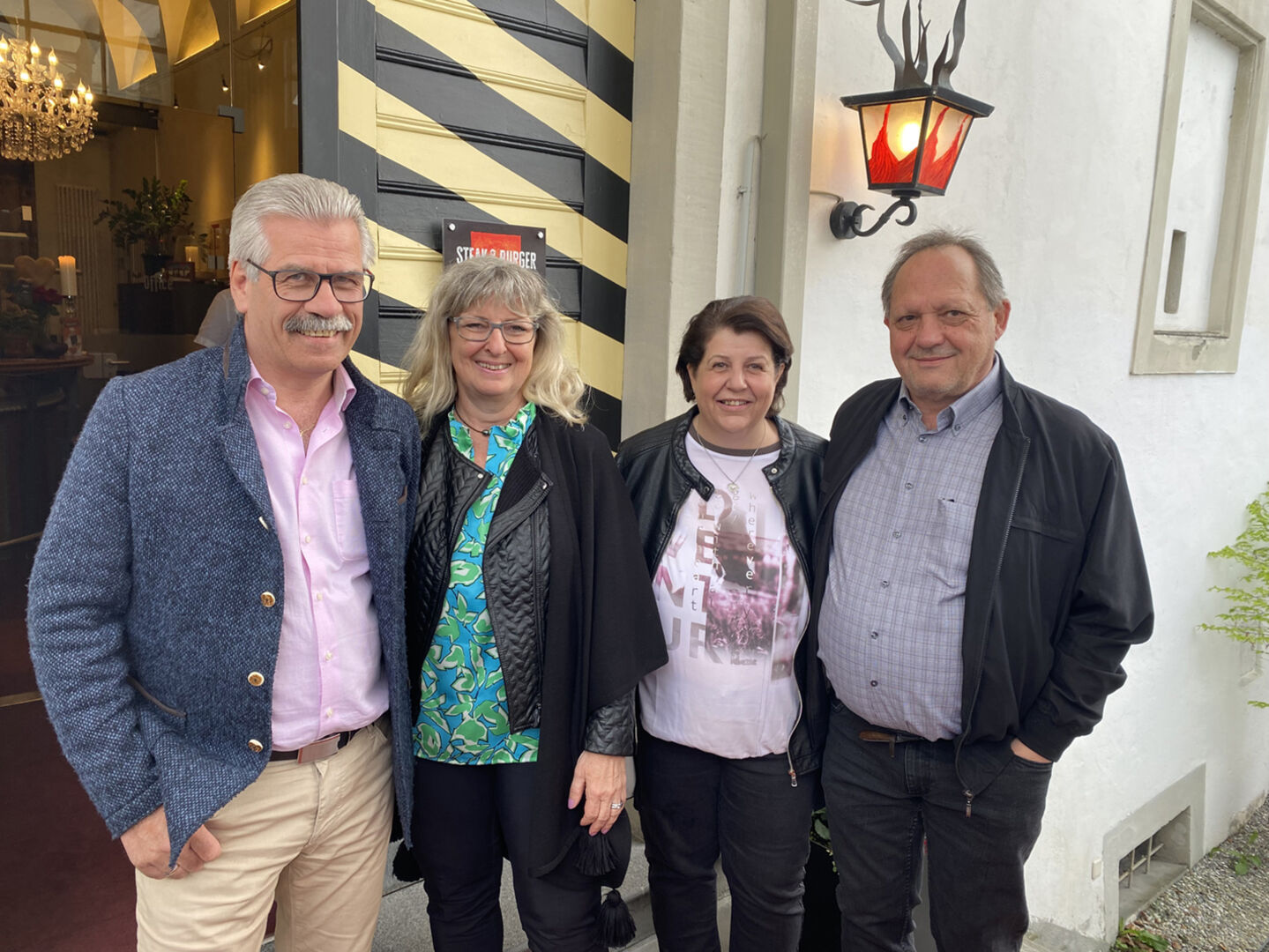 Armin &amp; Maria Cristelotti (Götzis) und Brigitte &amp; Walter Goritschnig (Lustenau) (v. li.)