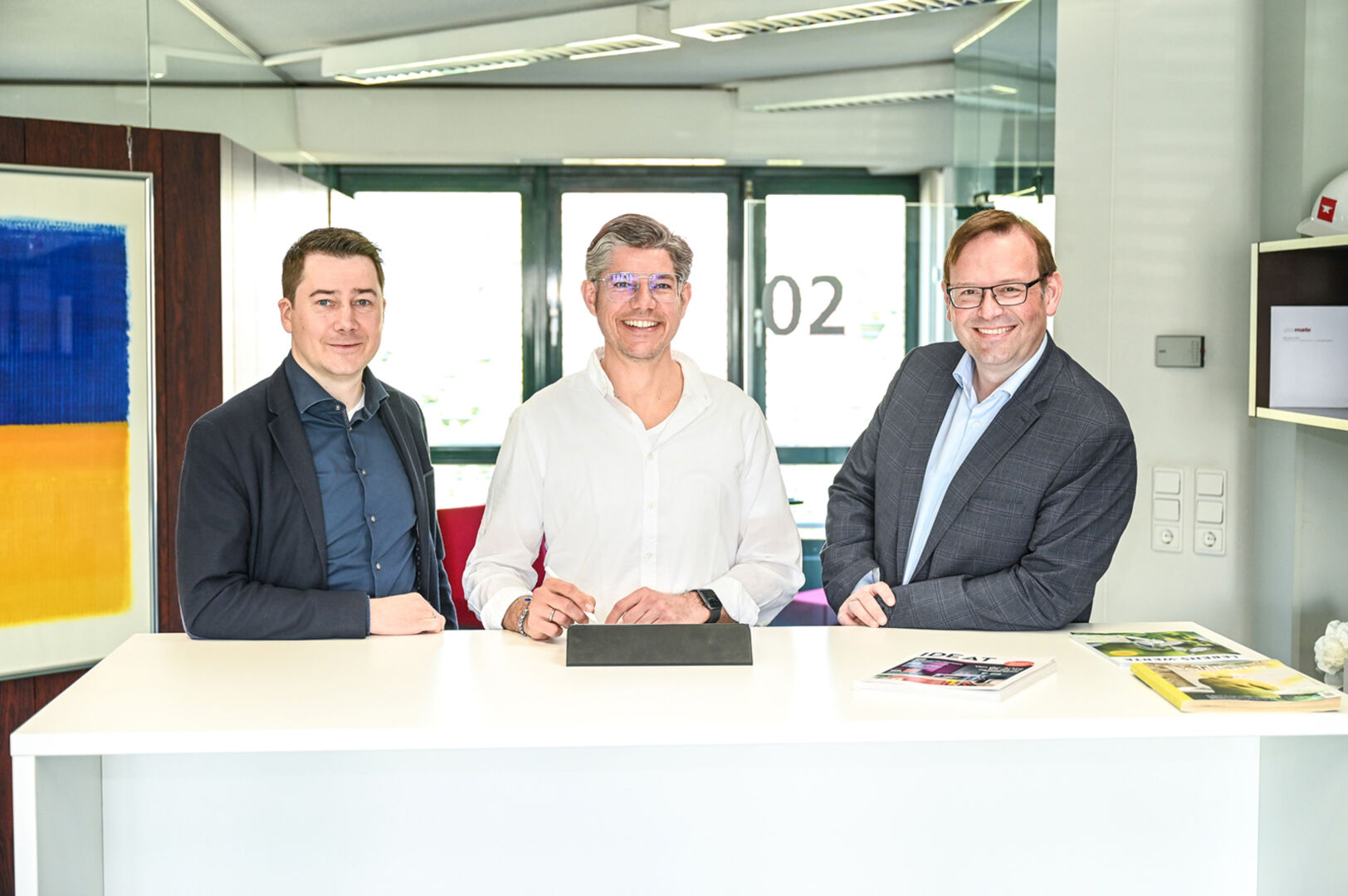 Patrick Wiedl, Simon Ender (Ender  Werbung) und Daniel Steinhofer