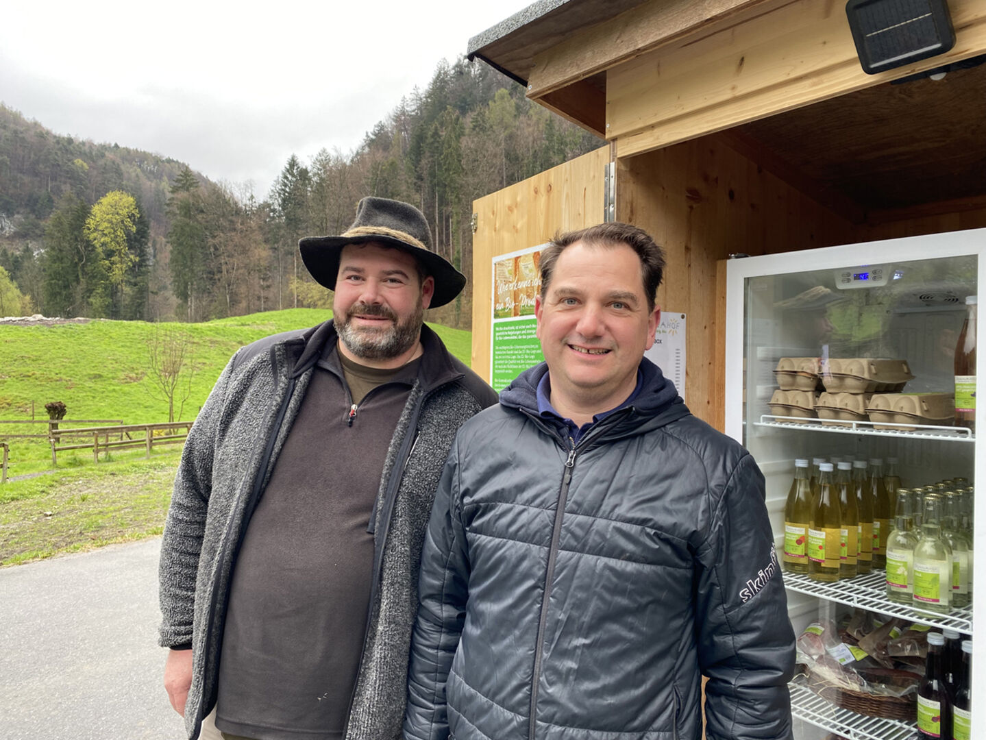 Thomas Engstler und Geschäftsführer Christian Zangerle (beide Sunnahof)